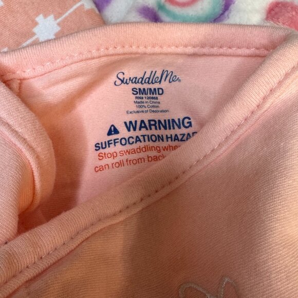 SwaddleMe Infant Swaddles Pink 3-Pack Size S/M - Picture 8 of 9